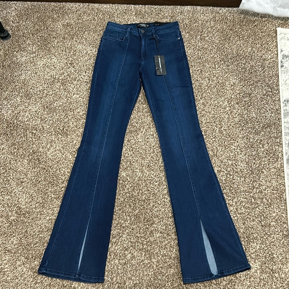 NWT Just Black Denim Split Flare Jeans